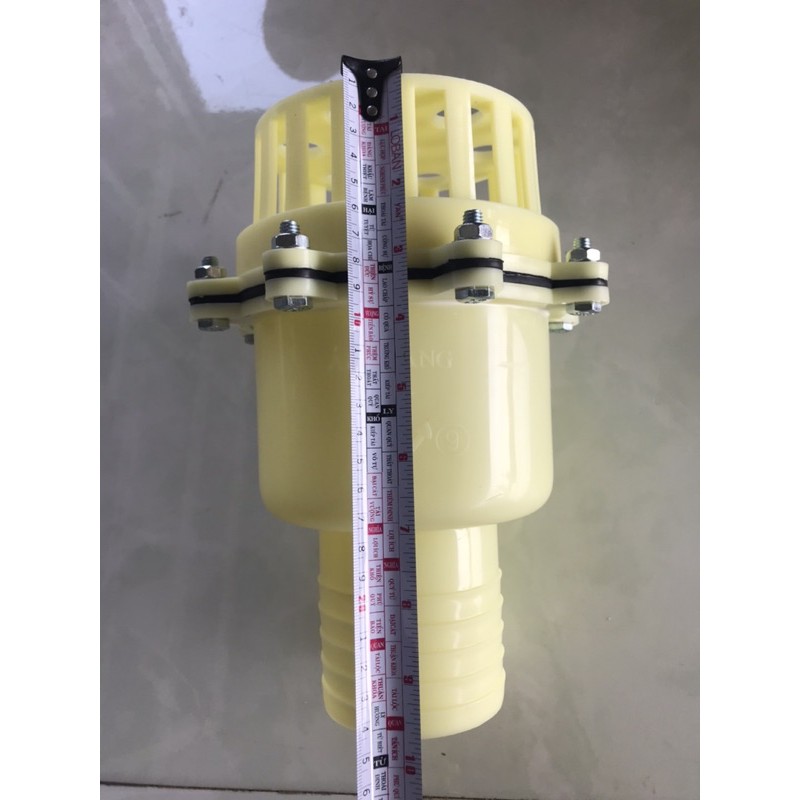 Lúp Bê Máy Bơm Nước nhựa trắng luppe Rọ Lọc, Rọ Bơm, Giỏ Hút Nước phi 90
