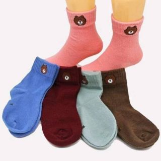Set 10 đôi tất túi Gấu Brown cho bé