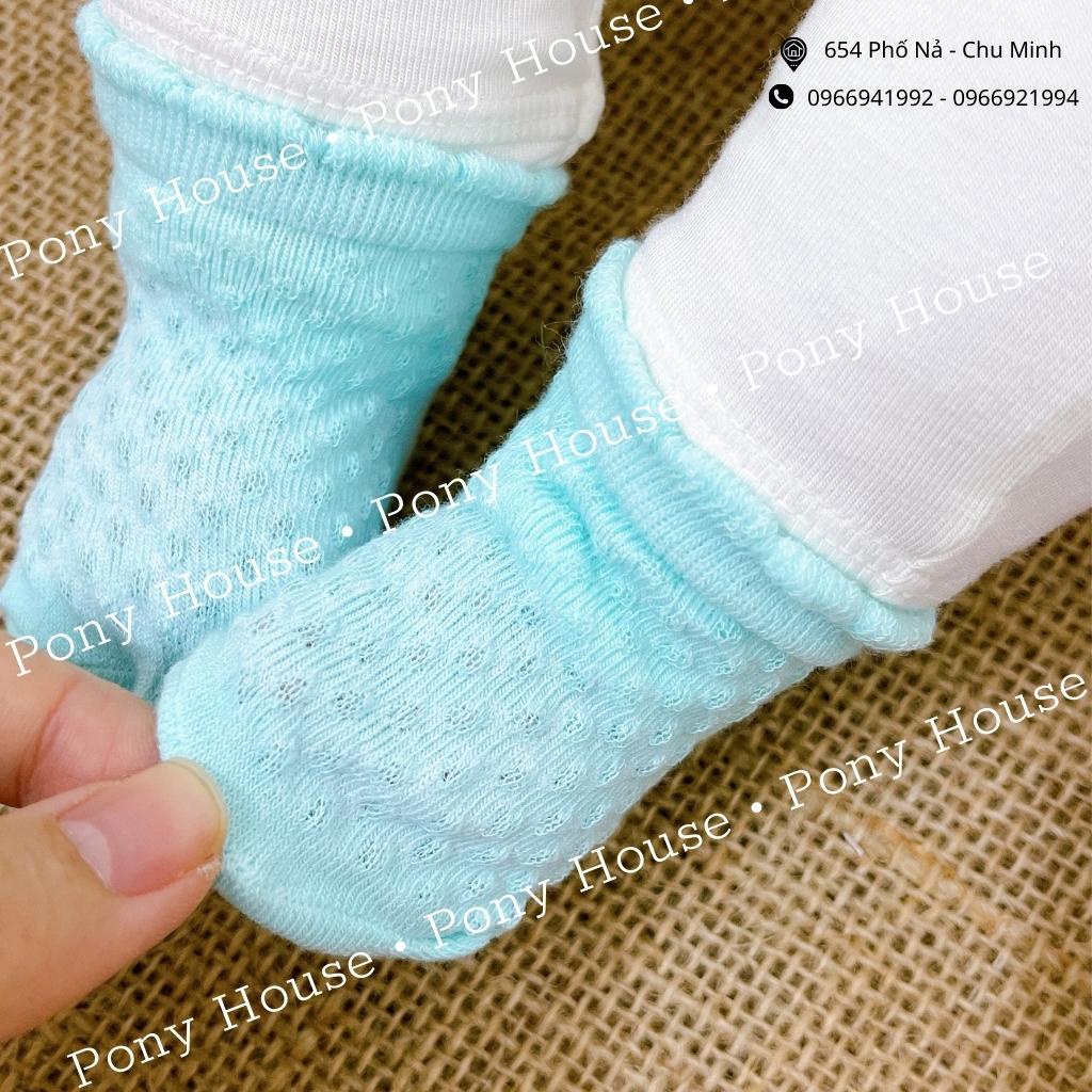 Tất Lưới Cổ Thấp Cho Bé - Set 5 Đôi Tất Lưới Điều Hòa Mềm Mại Co Giãn Thoáng Khí Cho Bé Sơ Sinh Đến 6 Tháng (0-6M)