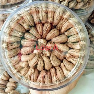 Hạt Điều Rang Muối Bình Phước Loại A Cồ (A) hộp nhựa tròn 500g