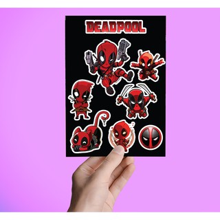 Sticker tem dán - Deadpool