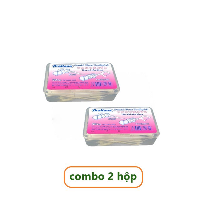 Tăm Chỉ Nha Khoa Oraltana  - Tăm nhựa làm sạch kẽ răng giá rẻ chất lượng tốt