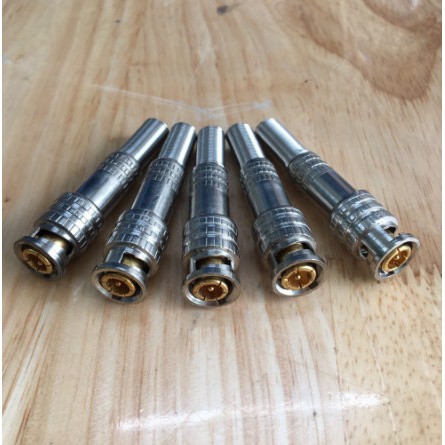 ĐẦU BNC LÒ XO DÙNG CHO CÁP RG59 - RG6
