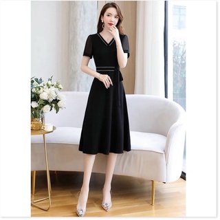 Đầm voan ý nữ siêu sang tôn dáng , dự tiệc cho các cô nương nyna