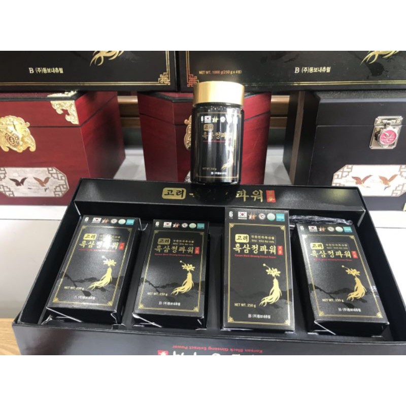 Hộp Đơn Cao Hắc Sâm 100% Tinh Chất Nội Địa Hàn Quốc Hộp 1 Lọ x 240g