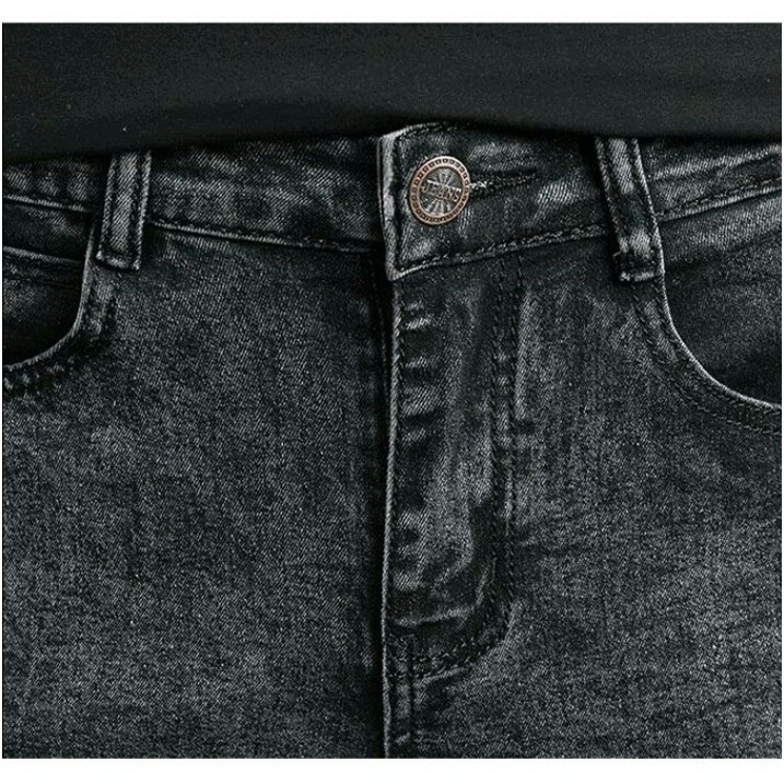 quần jeans nam ống suông cào nhẹ co giãn | BigBuy360 - bigbuy360.vn