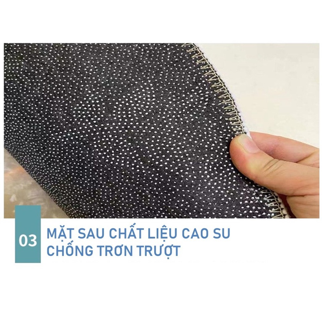 Thảm lau chân nhà tắm chống trượt thấm nước hình thú đáng yêu, kích thước: 40cm x 60cm- vịt con