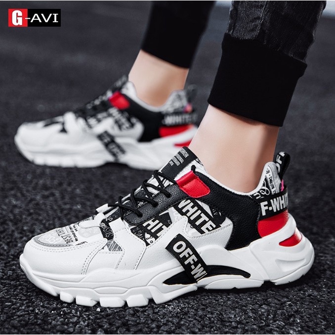 Giày thể thao nam cổ cao chất da lì siêu đẹp phong cách cá tính, trẻ trung mẫu hot trend 2023 AVi 668, D03