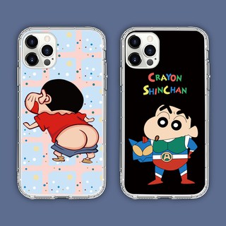 Crayon Shin-Chan Ốp lưng iPhone 13 soft case cartoon IPhone 11 12 Pro Max cover IPhone 7 8 Plus SE 2020 X XR Xsmax case