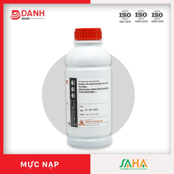 Mực nạp inkMAX IM-34, Sử dụng cho: Brother TN-3428, TN-3448, TN-3478,TN-3498