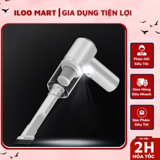 Máy hút bụi cầm tay mini - Máy hút bụi không dây đa năng lực hút siêu mạnh sử dụng hút bụi ô tô, bụi giường