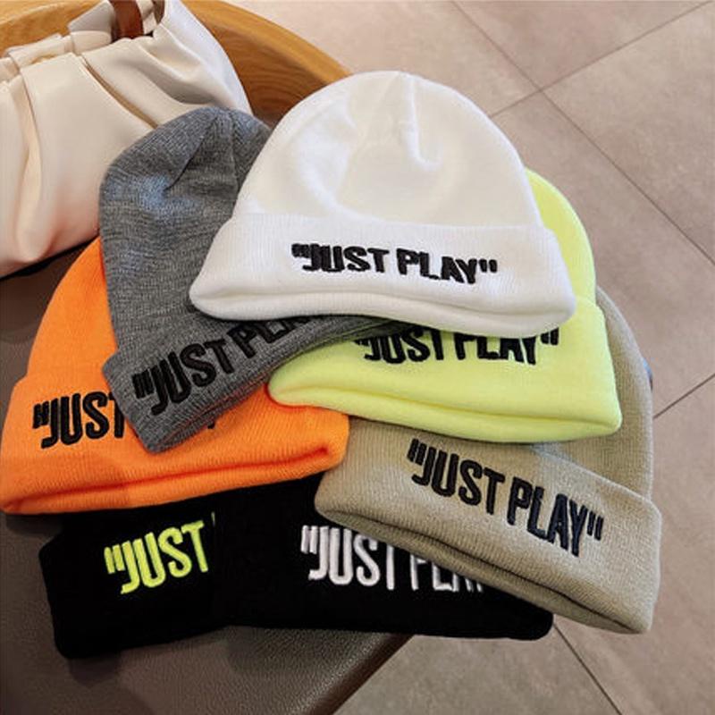Mũ Len Just Play Nam Nữ nhiều màu - Mũ Len Beanie phong cách Hàn Quốc unisex