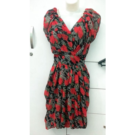 Thanh lý voan hoa tiệc sang lắm giá rẻ size M