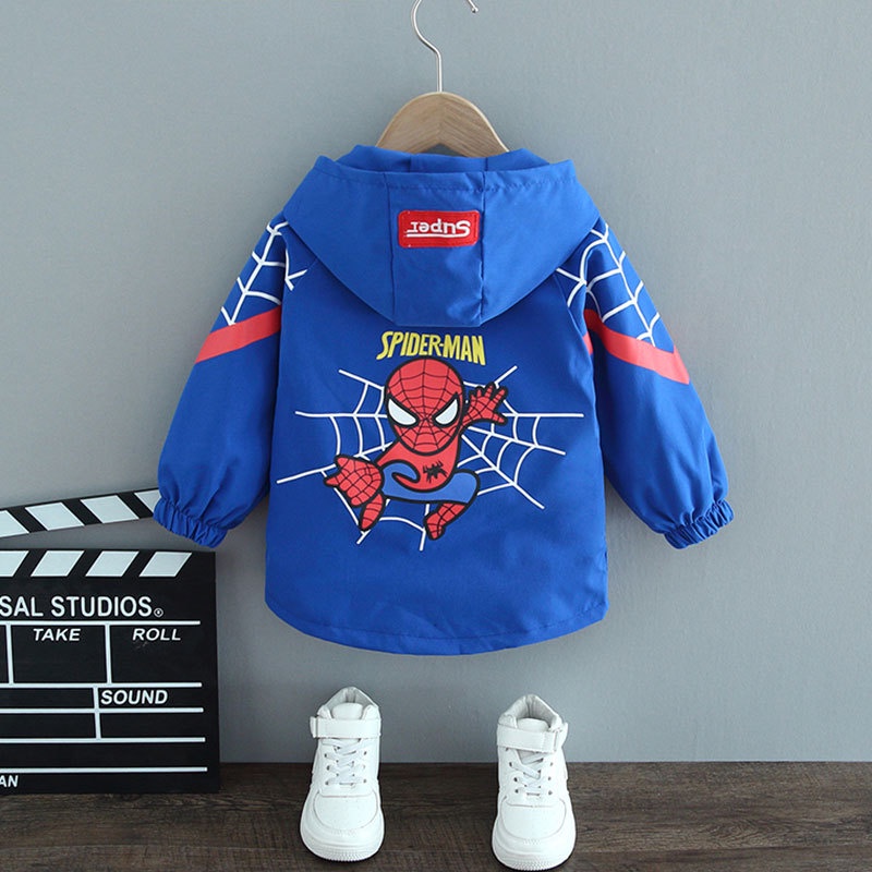 🕷️ áo khoác người nhện 🕷️ áo khoác gió người nhện Spiderman, siêu nhân nhện Spiderman cho bé trai siêu hot