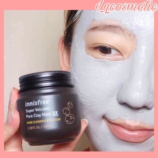 Mặt nạ đất sét innisfree super volcanic pore clay mask 2x 100ml