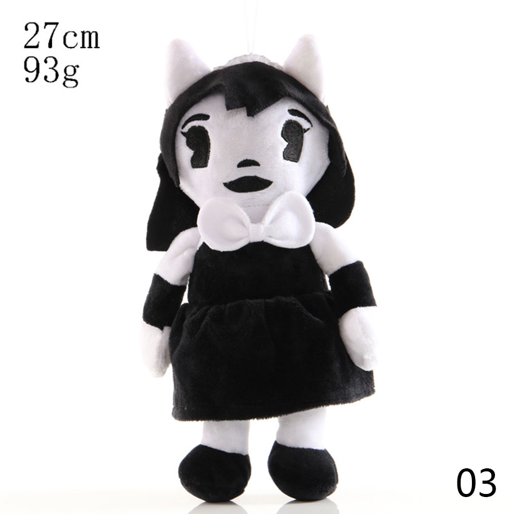 🐶SD 26CM Bendy and the Ink Machine Đồ chơi sang trọng Trò chơi kinh dị Hình búp bê nhồi bông Quà tặng cho trẻ em