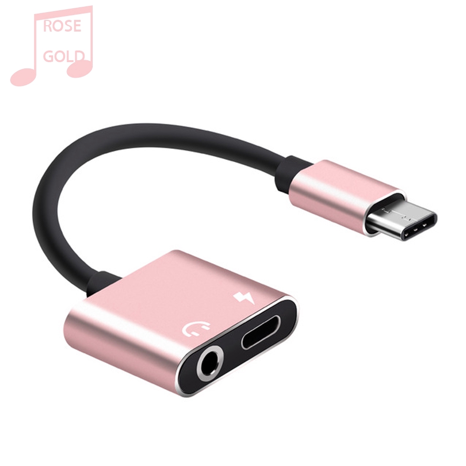 Wemitom USB Type C To 3.5mm Earphone Jack Adapter For Leeco Le Max 2/Pro 3 S3 Aux Audio Cable Headphone Charger