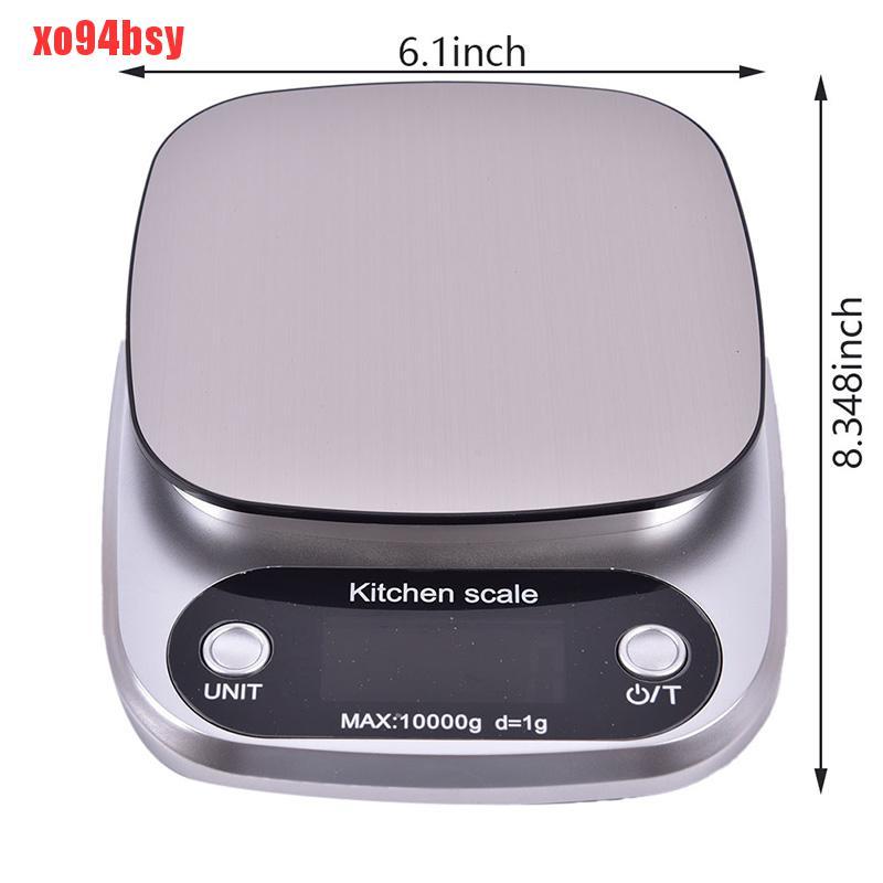 Cân Điện Tử 10kg 22lb Màn Hình Lcd Tiện Dụng Cho Nhà Bếp