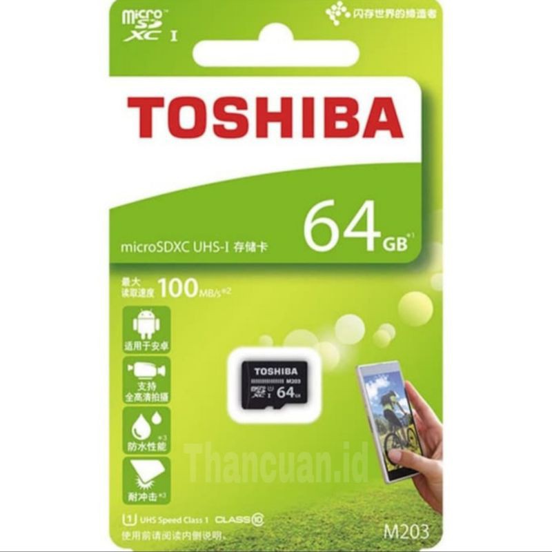 Thẻ Nhớ Micro Sd 2 / 4 / 8 / 16 / 32 / 64 Gb Toshiba Hp