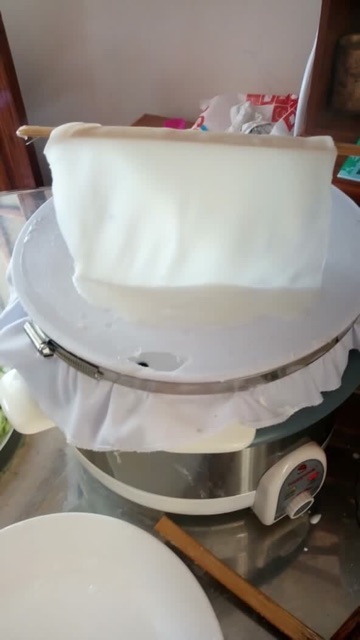 Bộ dụng cụ làm bánh cuốn, khung vải bánh cuốn HAPPY KITCHEN