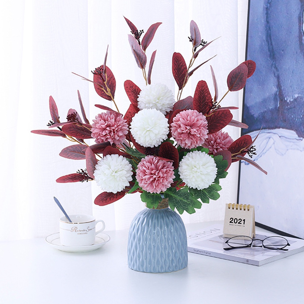 Bó Hoa Nhân Tạo Không Dệt Để Bàn Lung Linh Thích Hợp Trang Trí Đám Cưới