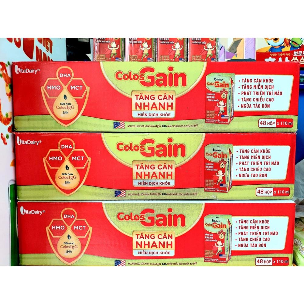 Sữa Colosgain Colos Gain Pha Sẵn 110ml [Thùng 48 hộp]