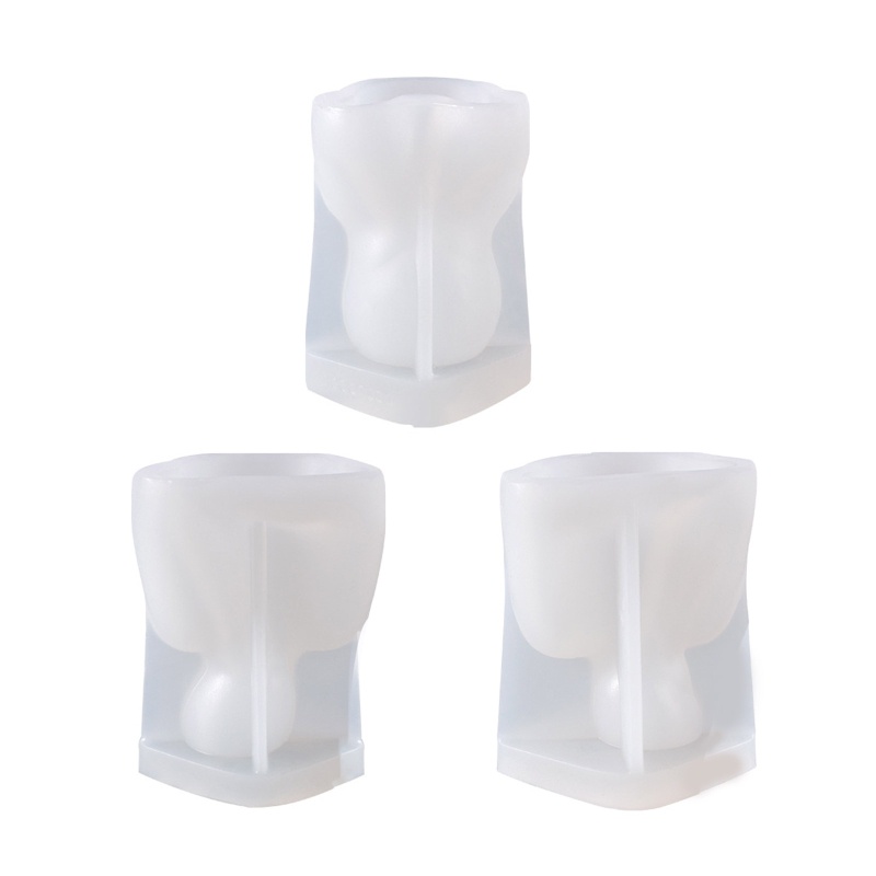 1 / 3 Khuôn Làm Nến Đất Sét Polymer