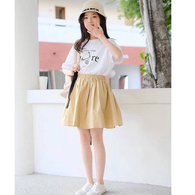 Set 2 món áo phối chân váy &quot;TENNIS&quot; 18-45kg cực xinh cho bé gái 4-14 tuổi. Thoáng mát. G28