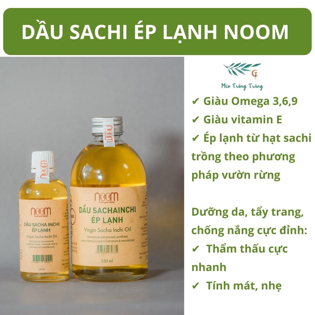 Dầu sachi ép lạnh Noom dưỡng da