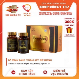 ✅ Viên Nang Đông Trùng Hạ Thảo Banikha Thiên Phúc hộp 2 lọ 60 viên 👍[Freeship] ❤️