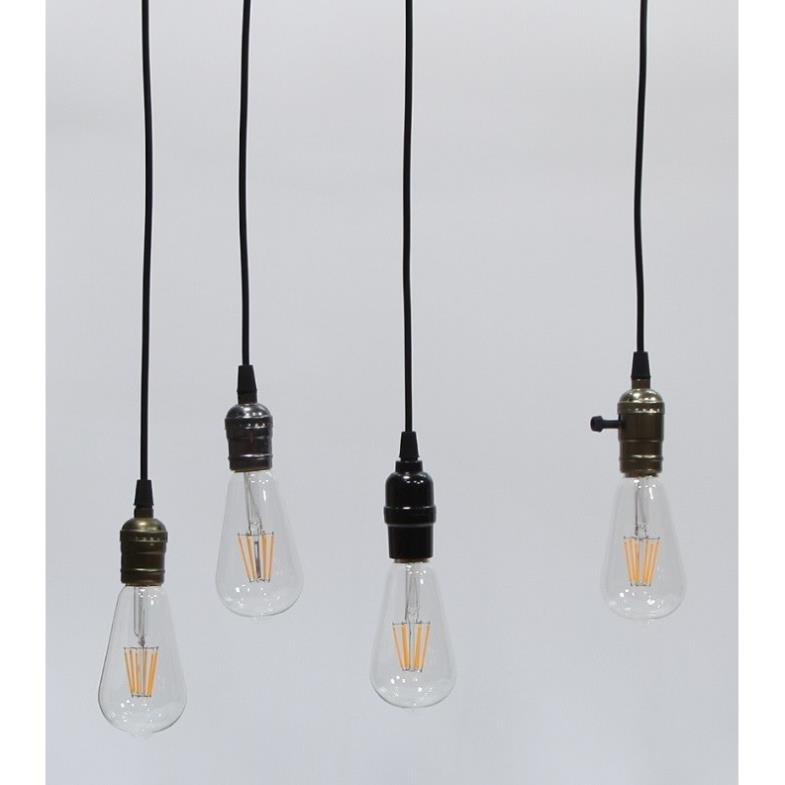 Dây đèn thả cổ điển Vintage bóng đèn trang trí Edison ST64 4W