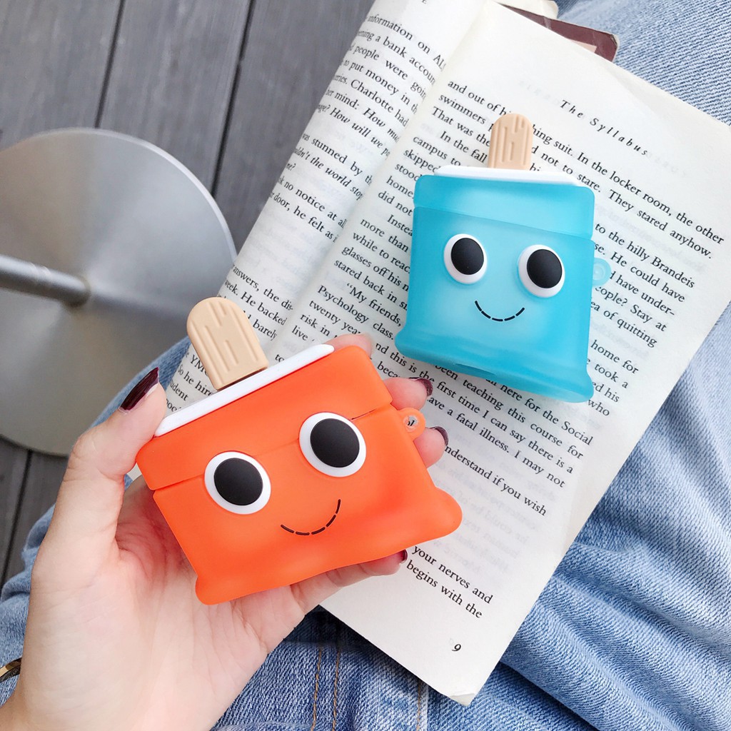 Cute popsicle airpods case airpods pro case anti-drop protective cover for wireless bluetooth headsets