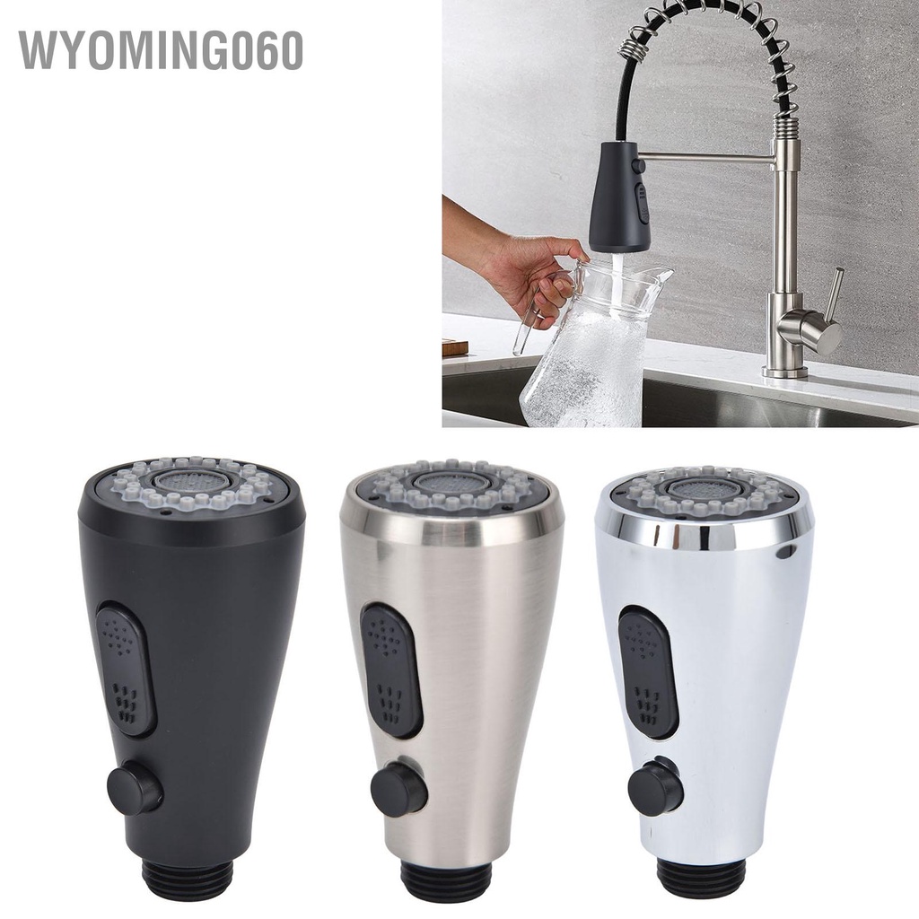 Wyoming060 Kitchen Faucet Sprayer Head G1/2 Strong Removal Brief Shape Softer Water Flowing Sink