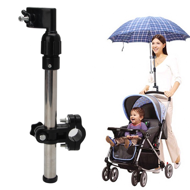Thanh nối gắn tay cầm xe đẩy giữ dù tiện lợi