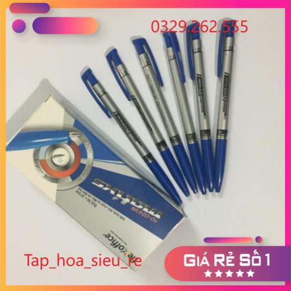 (Rẻ Vô địch) 1 Hộp 20 cây bút bi Thiên Long nét to FO - 024 chính hãng