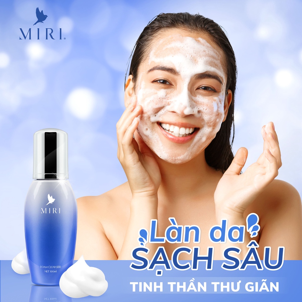 Sữa Rửa Mặt Tạo Bọt MIRI 100ml