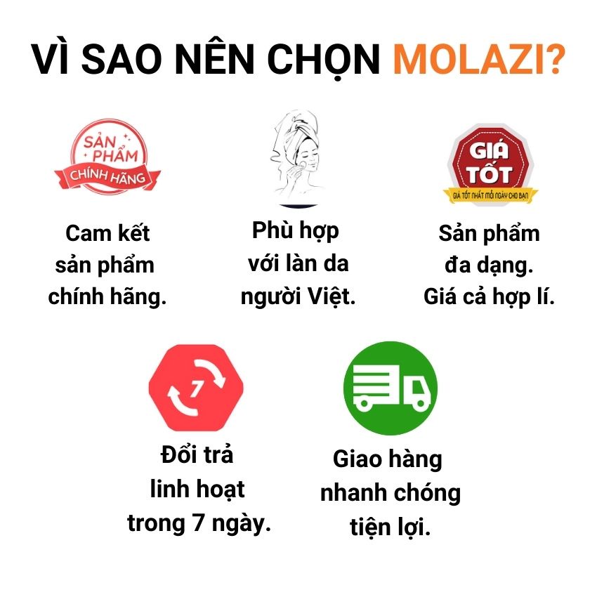 Sữa rửa mặt trà xanh kiềm dầu ngừa mụn se khít lỗ chân lông cho da khô da dầu mụn trắng da 100ml molazi. | BigBuy360 - bigbuy360.vn
