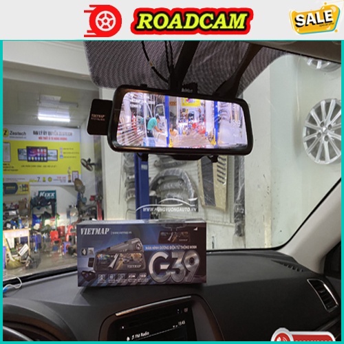 Camera hành trình VIETMAP G39, ghi hình trước sau FULL HD, cảnh báo bằng giọng nói