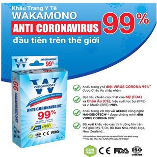 Khẩu trang y tế 4 lớp wakamono