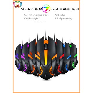 Chuột gaming t-wolf v1 có dây