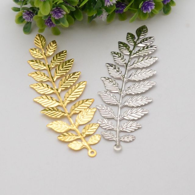 Phiến lá dài 33*93mm nguyên liệu trang sức handmade, trâm cổ trang, cosplay