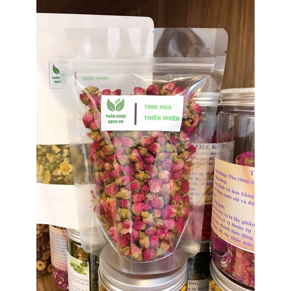 100g Trà nụ hoa hồng sấy khô đà lạt loại thượng hạng Thảo dược sạchVN