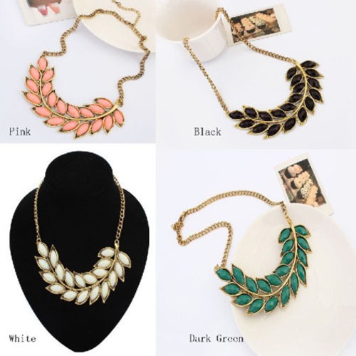 Dây chuyền hợp kim mặt hình lá phong cách Bohemian thời trang cho nữ