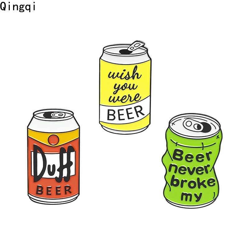 Huy hiệu cài áo Miss Zoe hình lon bia độc đáo đáng yêu