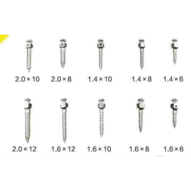 Mini Vít Chỉnh Nha Chuyên Sử Dụng Trong Nha Khoa Đầy Đủ Kích Thước