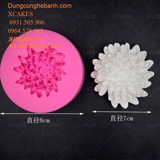 Khuôn Silicon Hoa Cúc Thược Dược