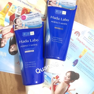 [ Mẫu Mới 2022] 💦 Sữa Rửa Mặt Dưỡng Trắng Hada Labo Perfect White Arbutin Cleanser💦
