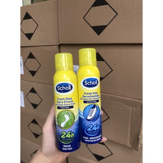 Xịt chân, xịt giày khử mùi, ngăn mồ hôi scholl đức 150ml