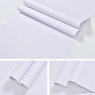 Combo 5m giấy decal si màu trắng nhám BINBIN DS04 (Kích thước : 60x500cm)