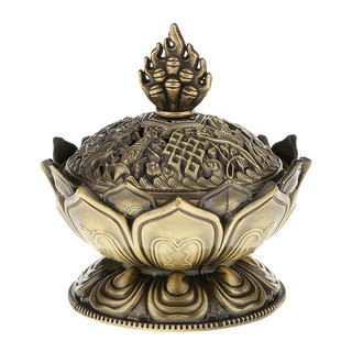 Lư đốt trầm hương hình hoa sen cao câp